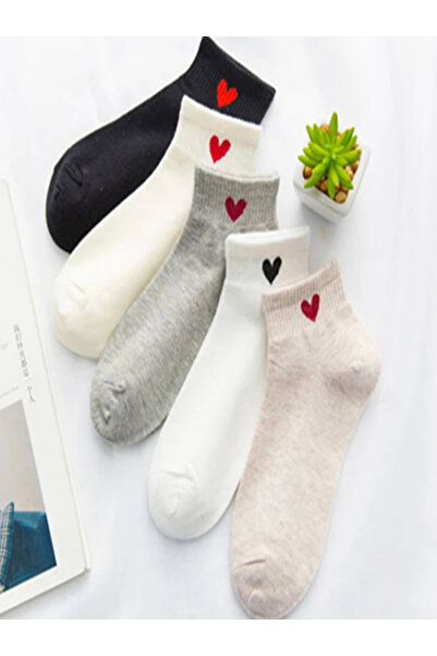 Black Arden Socks Günlük Kullanım İçin pamuklu Çoraplar 5'li