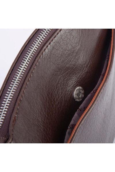 Nas Bag Brown Tan Victoria - Geantă Daily Crossbody pentru femei, cu mai mulți ochi