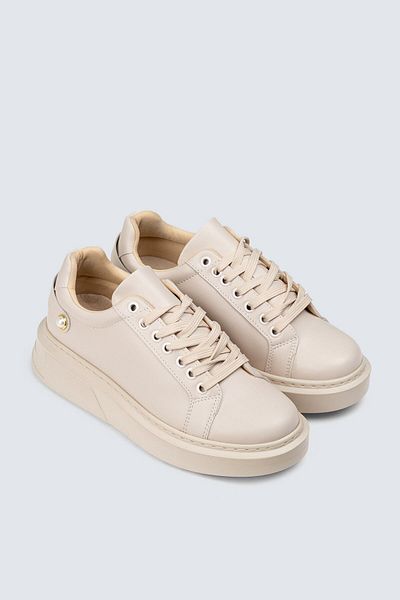 Deery Μπεζ Sneaker Γυναικεία Παπούτσια