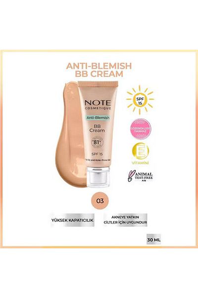 NOTE Bb Cream Anti Blemish No: 03
