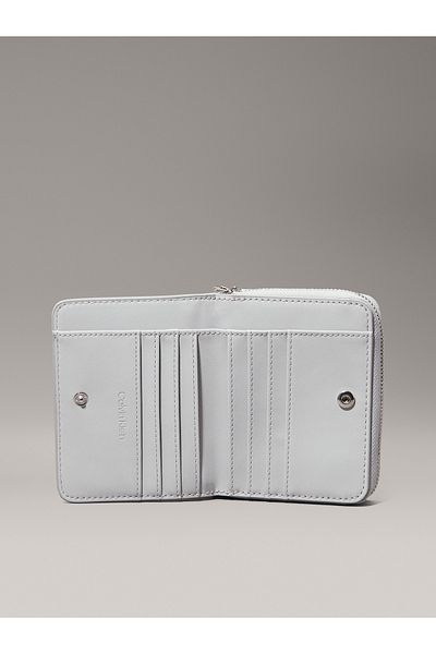Calvin Klein Ck Must Medium - Zip Around Mono K60K 612942 , Mirage Gray