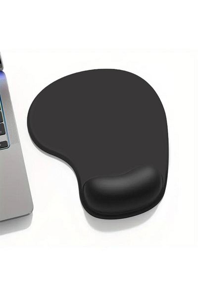 Lord Mountain Softrest Comfort Non-Slip Ergonomic Mouse Pad with Wrist Support Black