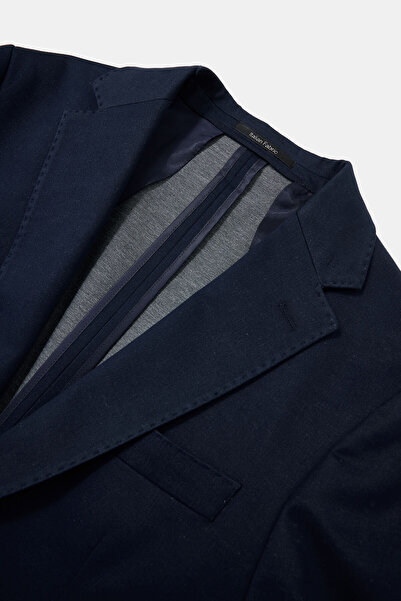 W Collection Dark Blue Buttoned Jacket