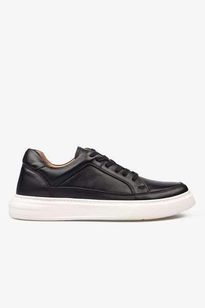 Barmea Men's Sneaker Shoes - 2401 Black/White Stylish Gx9688 Model