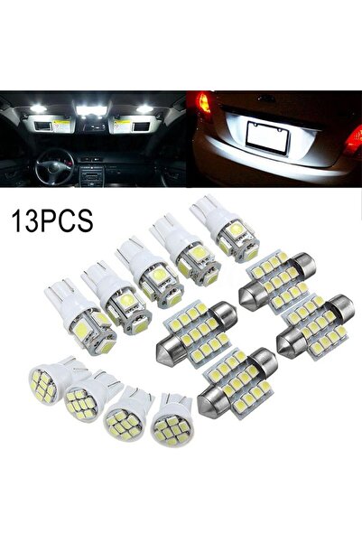 Choice 13PCS white TCYATO 42Pcs LED Car Interior Lights T10 6000K SMD LED Rep...