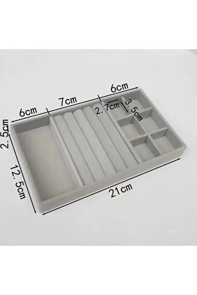 Choice صينية 3 في 1 لتنظيم المجوهرات الجديدة، صينية تخزين مخملية للمجوهرات، ع...