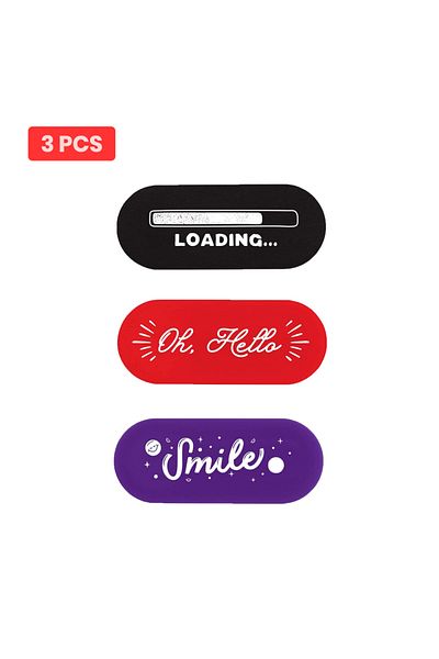 Choice Written words Laptop Camera Cover Slide Webcam Cover for Privacy Fits for Mini PC, PC, Surface, Tabl