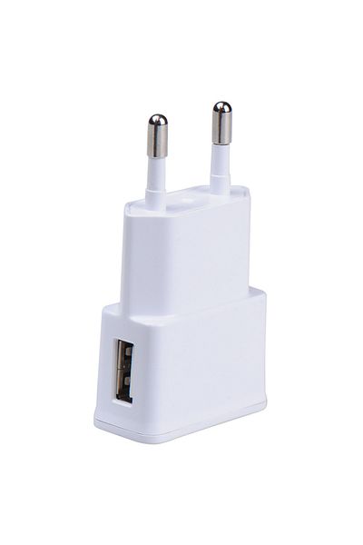 YTDMEN قابس الاتحاد الأوروبي 5 فولت 2 أمبير، منفذ USB واحد، محول طاقة عالمي 5 فولت 2 أمبير، شاحن هاتف USB مزدوج، تيار متردد، تيار مستمر 5 فولت، طاقة