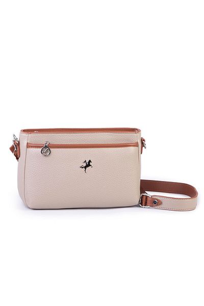 Nas Bag Sand Tan Lopez - Geantă pentru femei cu mai mulți ochi, cu curea reglabilă pentru umăr și crossbody