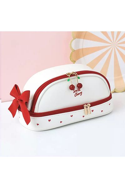 Choice Red Kawaii Pencil Case Large Capacity Pencil Box Pouch Holder Box Office School Supplies For Kids Pr