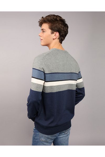 AMERICAN EAGLE AE Striped Crew Neck Sweater