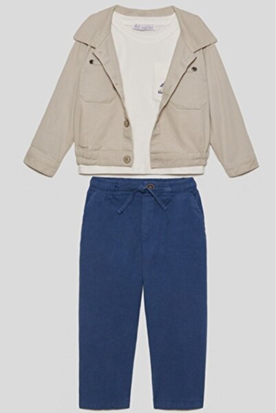 nk kids 48604 تي شيرت هندسي 1/4 إكرو