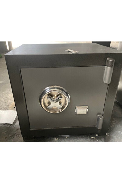 ömer faruk Depreme Dayanıklı 40 Cm 45 Kg  Çelik Para Kasası Siyah Gri