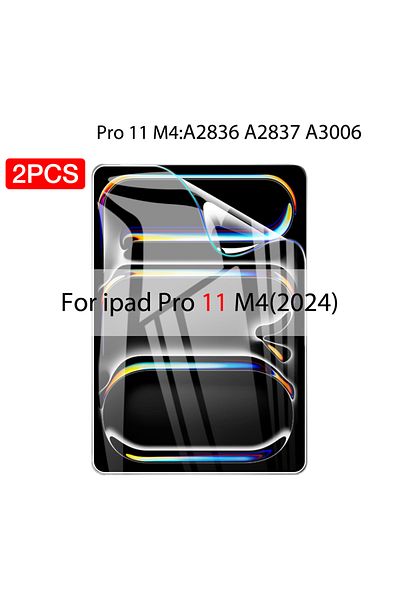 Choice For iPad Pro 11 2024 2PCS Hydrogel Film For Ipad Pro 11 12.9 Air 4 5 13 2024 Screen Protector For Ip