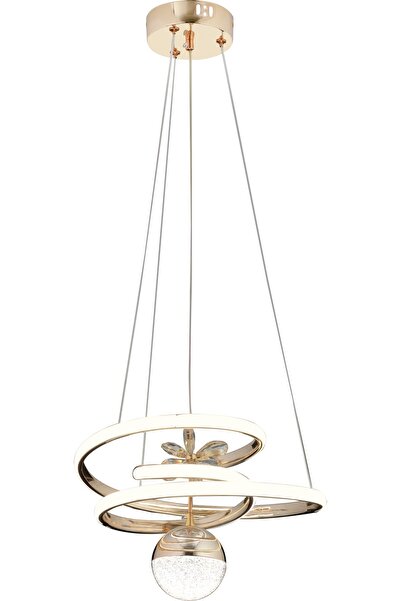 Begüsa Harlem 3 Renk Ledli Avize Gold Kaplama No:05