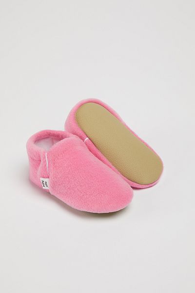 BabyZilla Non-Slip Sole Fleece Baby Booties Organic Cotton Lining, Home Boot Slippers and Nursery Shoes
