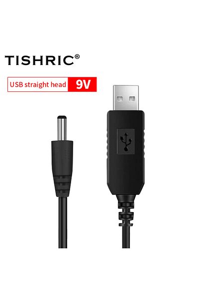 Choice كابل طاقة USB مستقيم من Tishric 9 فولت تيار مستمر 5 فولت إلى 12 فولت 9 فولت لجهاز التوجيه ومحول واي فاي ووحدة تعزيز USB Co