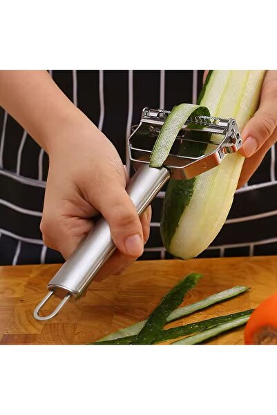 AKDAG HOME Soyacak Ultra Keskin Kaliteli Paslanmaz Çelik Jülyen Soyacak Patates Sebze Soyacağı