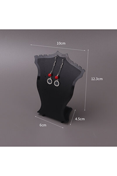 Choice Black A Acrylic Mini Necklace Display Mannequin Pendant Model Jewelry Holder Necklace Showing Stand