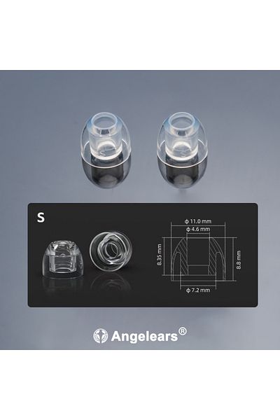 Choice S-1pairs Angelears AE100 1pairs Liquid Silicone Soft Earplugs Suitable for Bravery24 TanchJim 4U, D