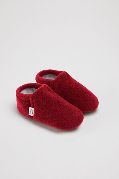 BabyZilla Non-Slip Sole Fleece Baby Booties Organic Cotton Lining, Home Boot Slippers and Nursery Shoes