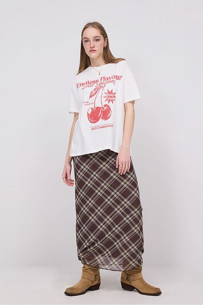 Addax Cherry Printed T-Shirt, Model: P10382