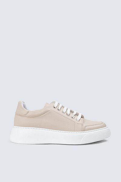 Deery Μπεζ Sneaker Γυναικεία Παπούτσια