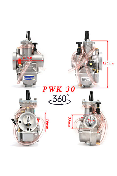Choice1 30MM Motorcycle Flat Curtain Carburetor Keihin for Keihin PWK 28 30 3...