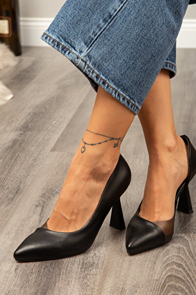 Deery Чорні жіночі туфлі на шпильці