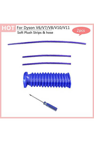 Choice light yellow For Dyson V6 V7 V8 V10 V11 Products Robot Vacuum Cleaner Floor Brush Hose Soft Velvet S
