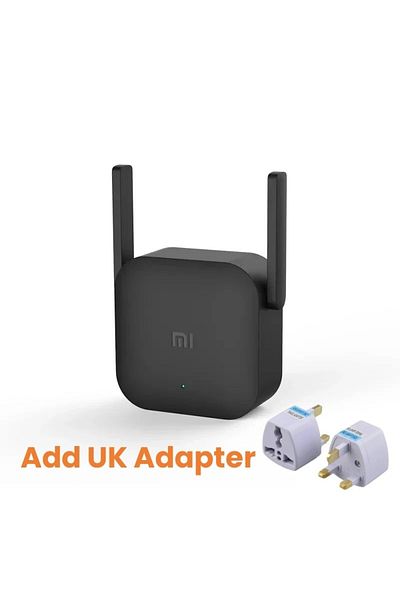 Xiaomi Add UK Adapter New Original Xiaomi Wifi Amplifier Pro 300M 2.4G Repeater Network Expander Range Exte