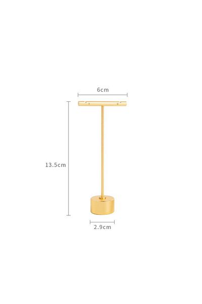 Choice T-L Metal Stud Dangle Earrings Display Rack T Bar Stand Jewelry Hanger Organizer Holder Eardrop Free