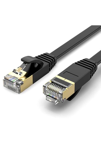 DUTRIEUX 0.5m Cat7 Flat Cable CAT7 Ethernet Cable 10Gb RJ45 Lan Network Cable Networking Ethernet Patch Cord