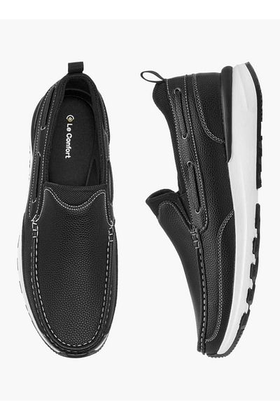 Le Confort Panelled Slip-On Loafers with Pull Tabs