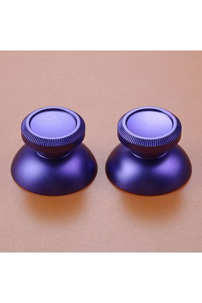 JCD PURPLE JCD 2PCS Metal Analog Joystick Thumb Stick Grip Cap For PS4 Pro Xbox One Slim Series X S Cont