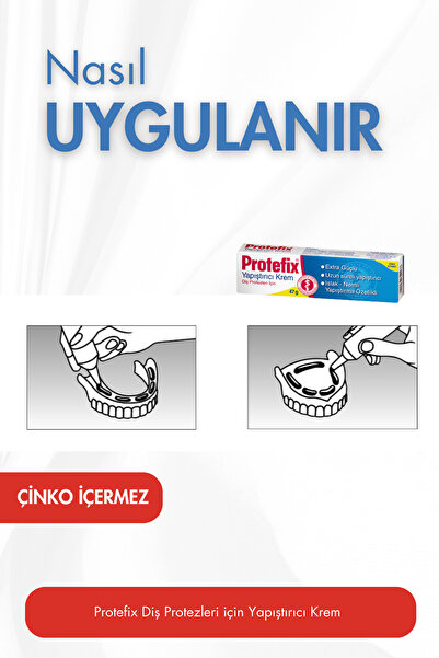 Protefix Diş Protezi Yapıştırıcı Krem 47 gr