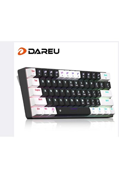 Choice Red axis black DAREU EK861S RGB Wired Mechanical Keyboard 61 Keys Red ...