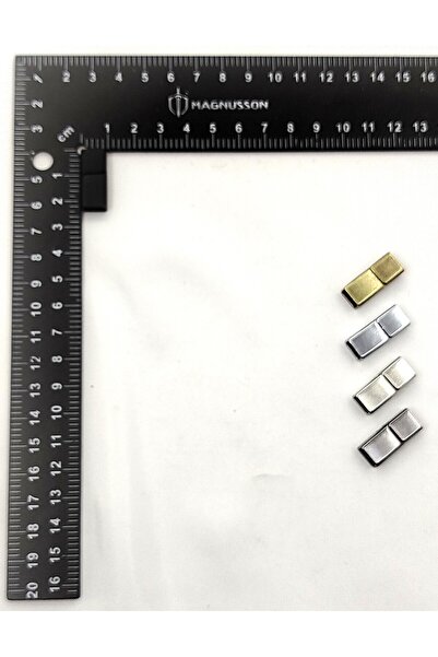 BONCADAS 4x8 MM DERİ BİLEKLİK KİLİTİ MIKNATISLI KİLİT (5 ADET)