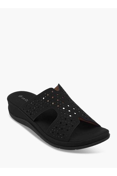 Le Confort Embellished Slip-On Sandals