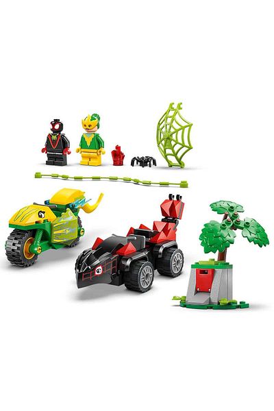 LEGO مجموعة أدوات Marvel Spidey and His Amazing Friends - Spin، Electro Dinosaur 11198 (124P)