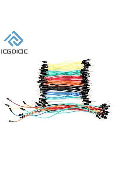 ICGOICIC 65pcs 65/140/560/840 Boxed Jumpers 14 Kinds Of Length Breadboard Special Wire Connecting Wire Jumper