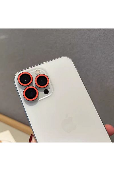 Choice زجاج مقسّى 14pro 14proMax (3 قطع من فيلم حماية الكاميرا الخزفي المضيء باللون الأحمر لهاتف iPhone 11 12 13 14