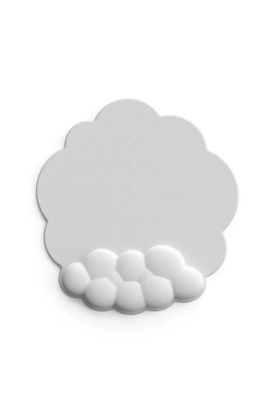 Choice White Mouse pad with wrist rest keyboard cloud anti-slip memory foam desktop office gamer mouse wris