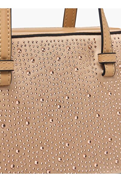 Celeste Embellished Tote Bag with Adjustable Strap and Magnetic Closure - W 9.5 x H 13.5 x D 18.5 cm