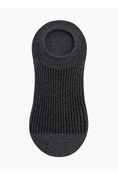 Lee Cooper Logo Print Non-Terry No Show Socks - Set of 3