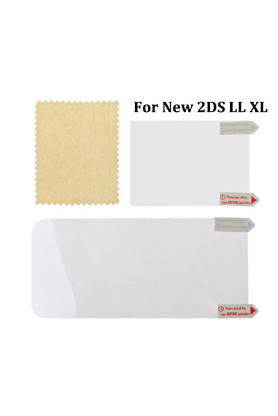 JCD غشاء حماية شفاف لجهاز 2DS LL XL الجديد، لشاشة LCD العلوية والسفلية لجهاز ...