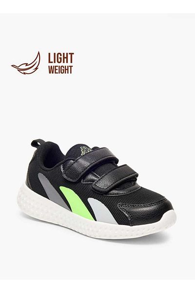 Kappa Boys' Logo Detail Sports Shoes with Hook and Loop Closure
