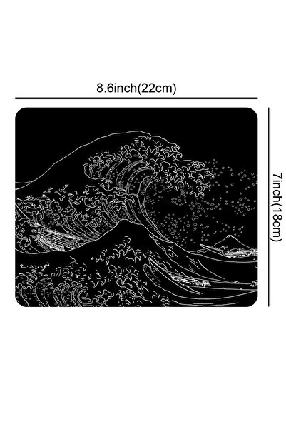 Choice وسادات ماوس كبيرة 220 × 180 × 1 مم، قطعة واحدة للمكتب، وسادة ماوس للأل...