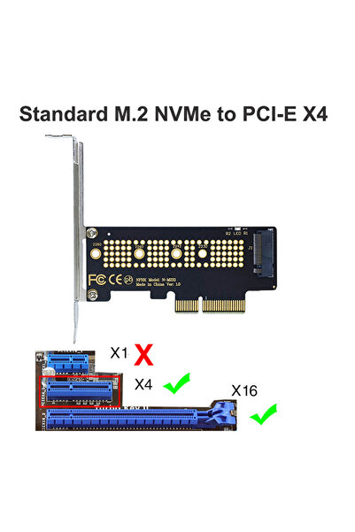 Choice1 بطاقة محول NVMe إلى PCIe X4 M.2 NVMe SSD إلى PCIe 4.0 بسرعة 64 جيجابت...