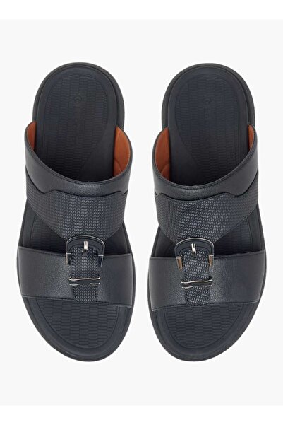 Le Confort Buckle Accent Slip-On Arabic Sandals